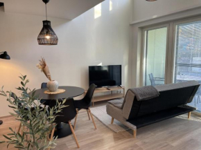 Brand new loft apartment with glazed balcony